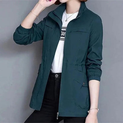 Maribel Relaxed Utility Drawstring Jacket