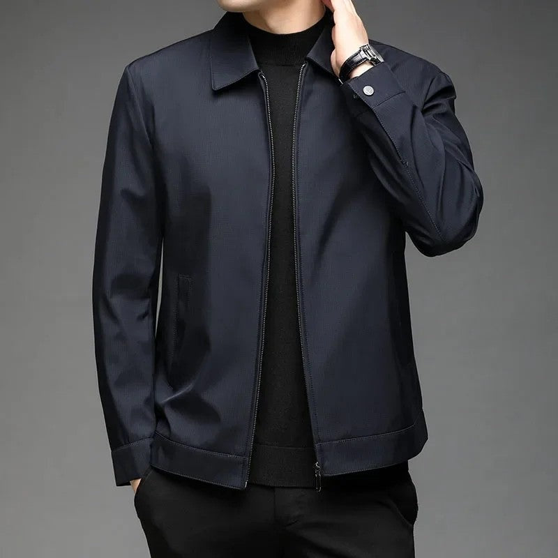 Marvion Relaxed Zip Collar Jacket