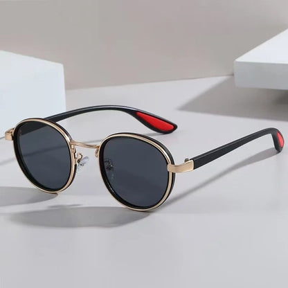 Milano Round Metal Frame Sunglasses