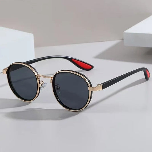 Milano Round Metal Frame Sunglasses