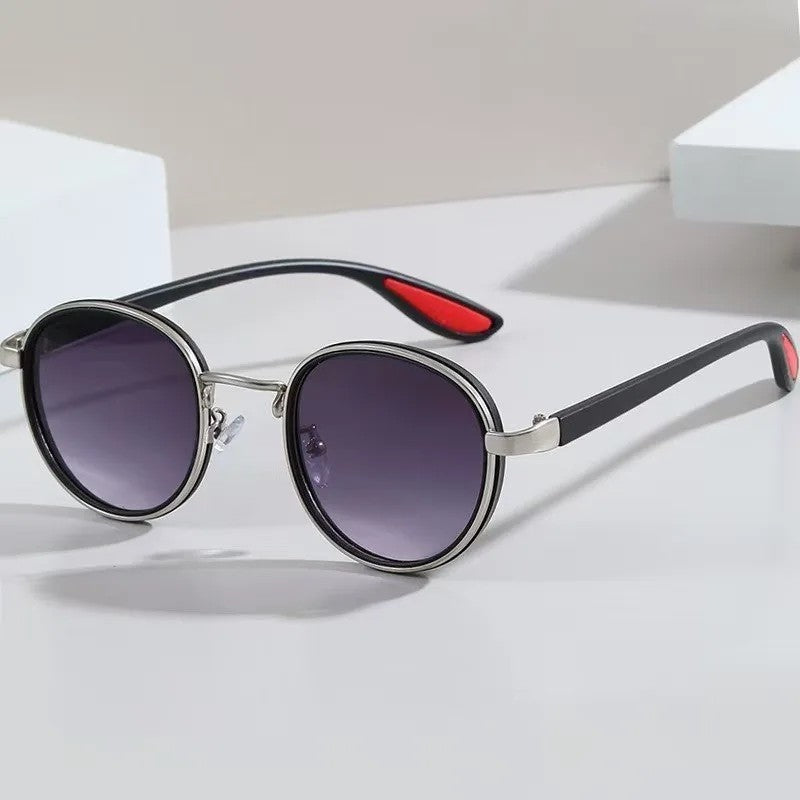 Milano Round Metal Frame Sunglasses