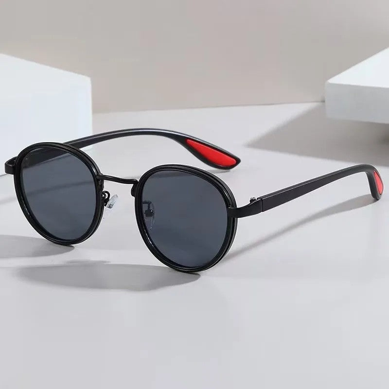 Milano Round Metal Frame Sunglasses
