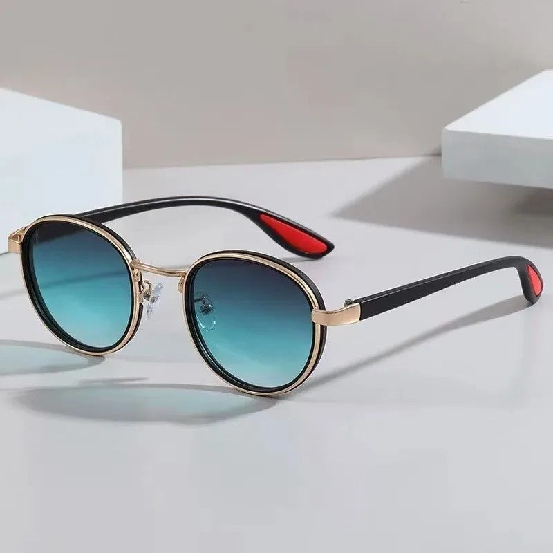 Milano Round Metal Frame Sunglasses