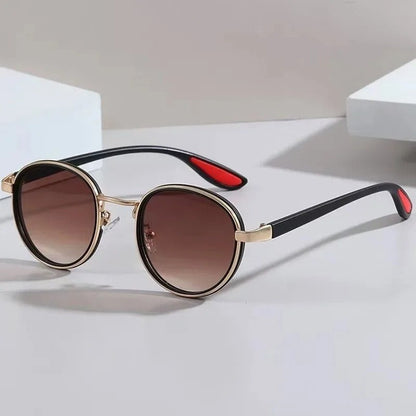 Milano Round Metal Frame Sunglasses