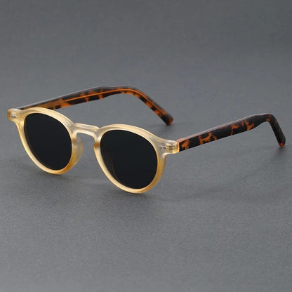 Mirello Round Retro Acetate Sunglasses