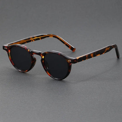 Mirello Round Retro Acetate Sunglasses