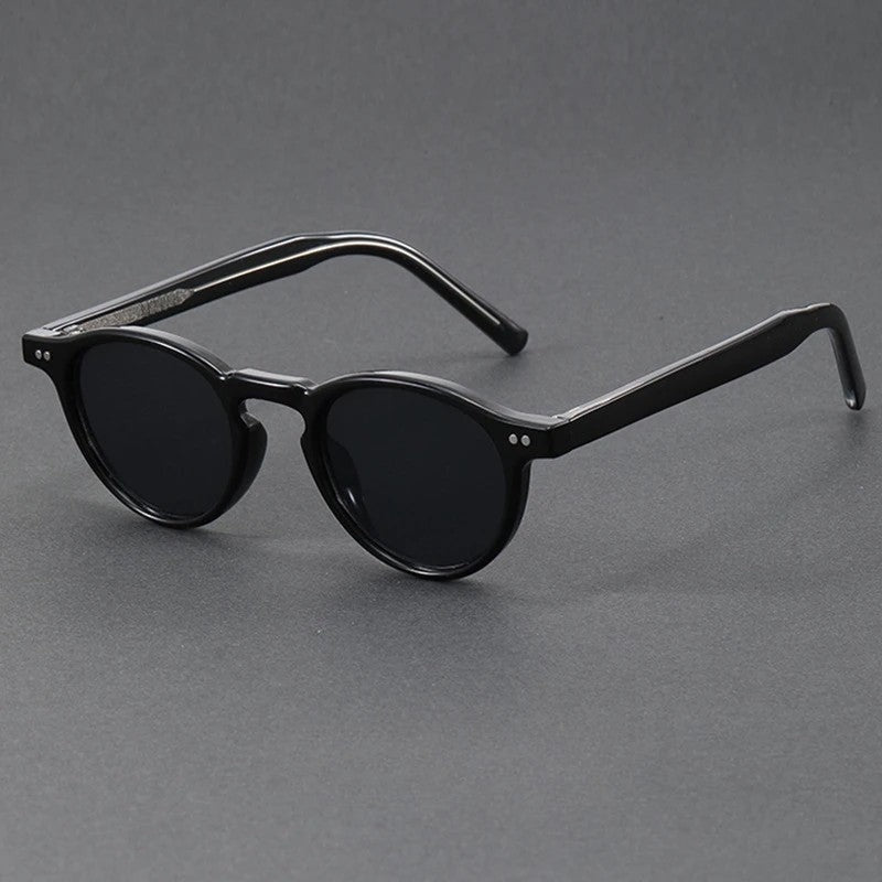 Mirello Round Retro Acetate Sunglasses