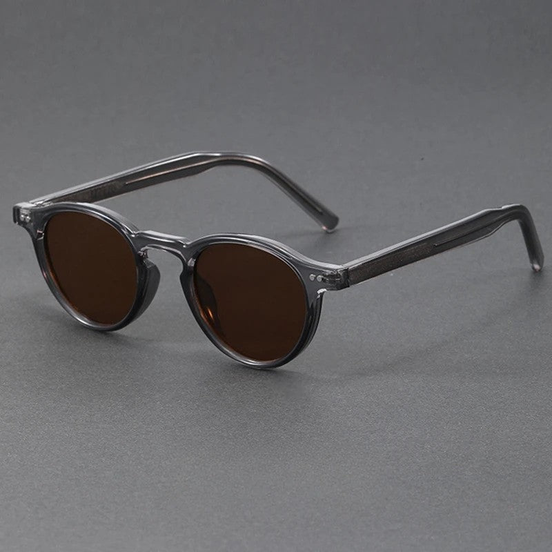 Mirello Round Retro Acetate Sunglasses