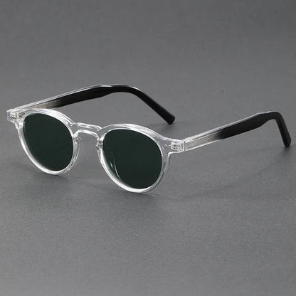 Mirello Round Retro Acetate Sunglasses