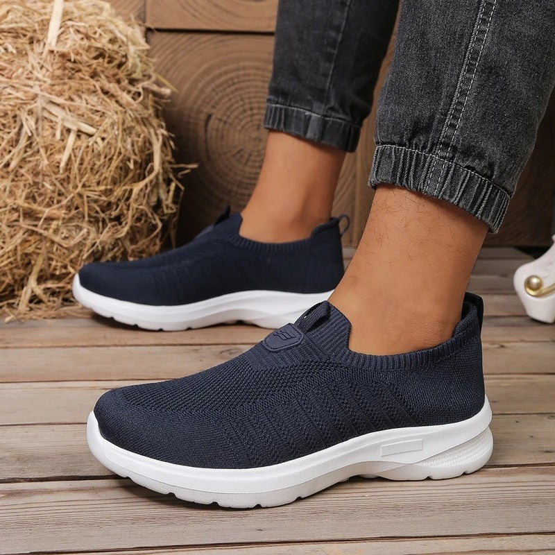 Navaro Knit Slip-On Walking Sneakers