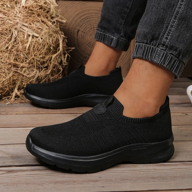 Navaro Knit Slip-On Walking Sneakers
