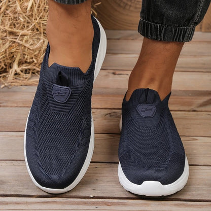 Navaro Knit Slip-On Walking Sneakers