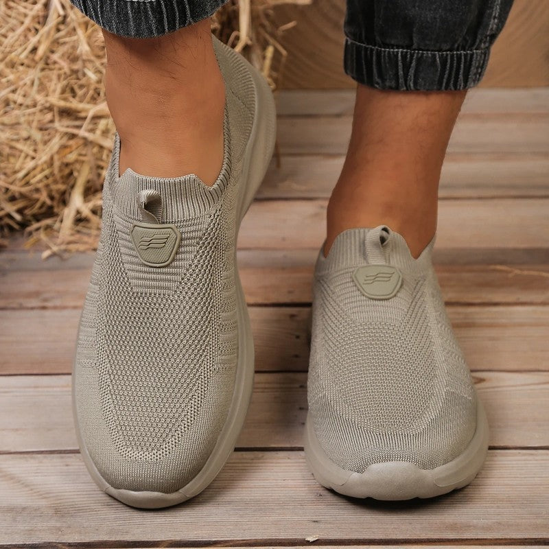 Navaro Knit Slip-On Walking Sneakers