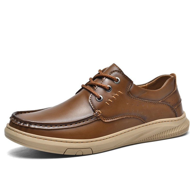 Ravari Moc Toe Casual Lace-Up Shoes