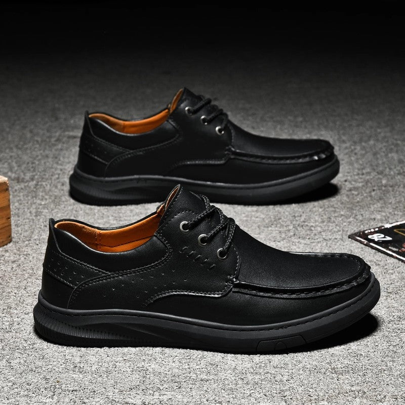 Ravari Moc Toe Casual Lace-Up Shoes