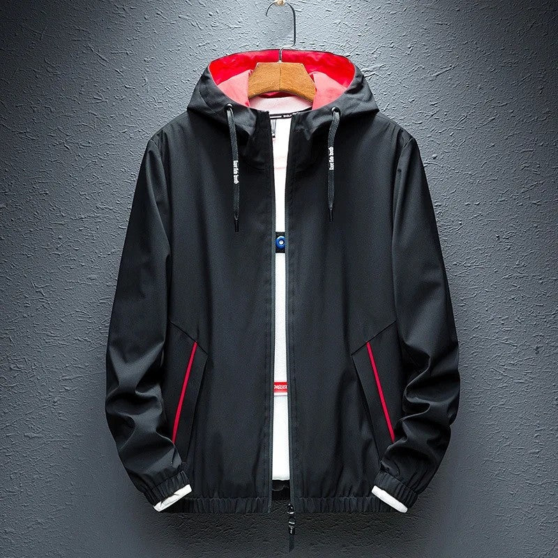 Ravik Lightweight Hooded Windbreaker Jacket