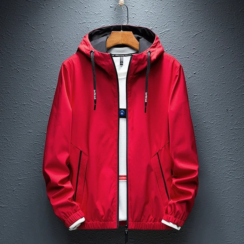 Ravik Lightweight Hooded Windbreaker Jacket