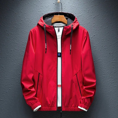 Ravik Lightweight Hooded Windbreaker Jacket