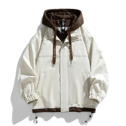 Ravik Relaxed Hooded Layered Jacket
