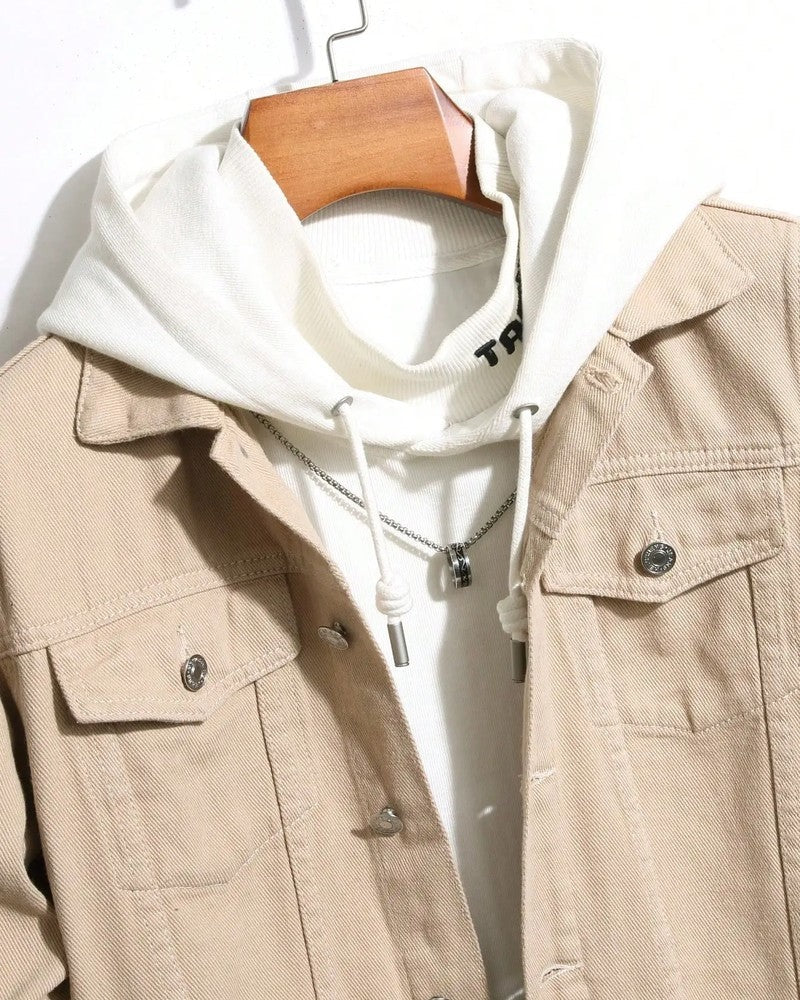 Ravine Relaxed Twill Hooded Jacket