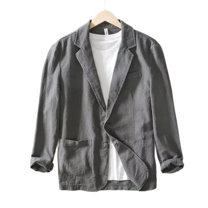 Renard Relaxed Lightweight Linen Blazer