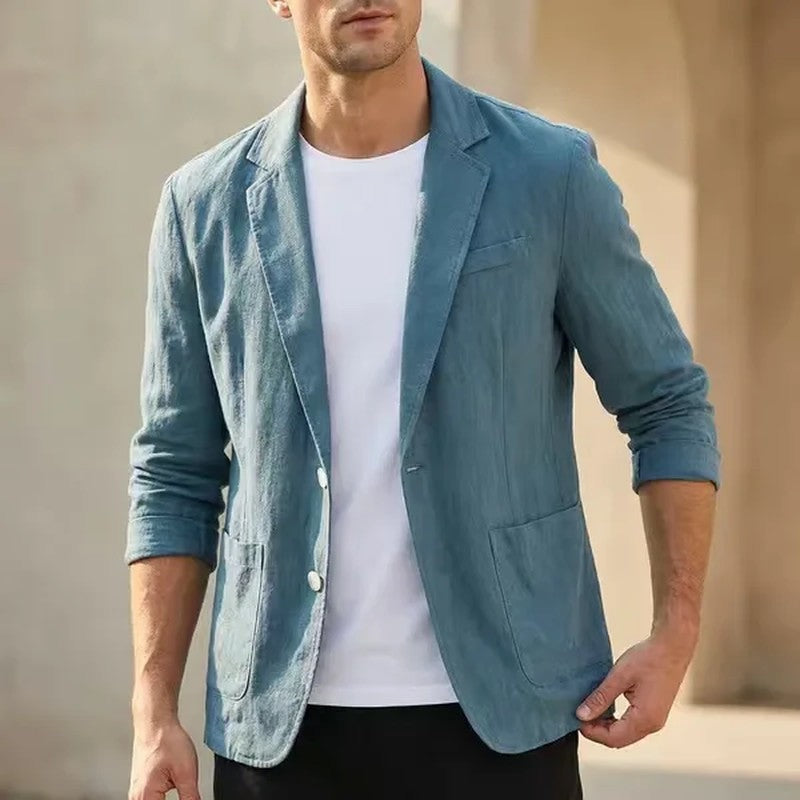 Renard Relaxed Lightweight Linen Blazer