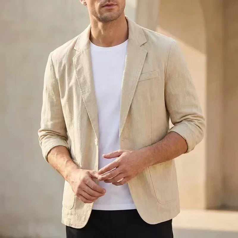 Renard Relaxed Lightweight Linen Blazer