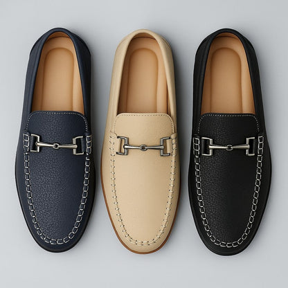 Renzo Pebbled Driver Moccasin Loafer