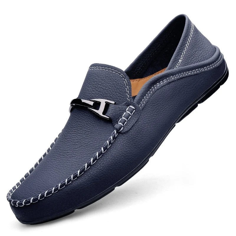 Renzo Pebbled Driver Moccasin Loafer