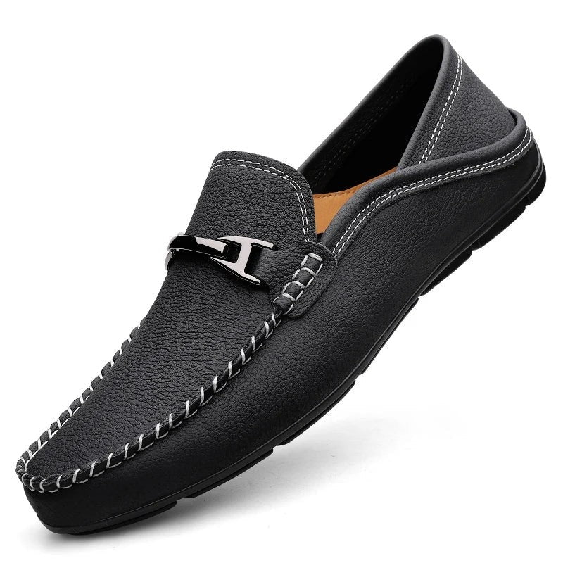 Renzo Pebbled Driver Moccasin Loafer