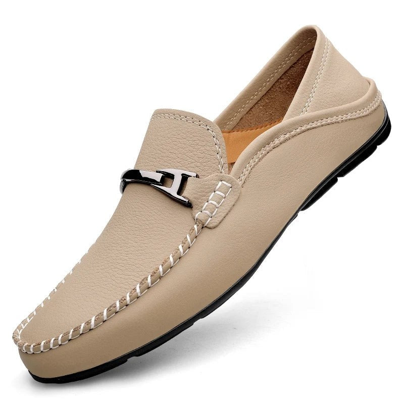 Renzo Pebbled Driver Moccasin Loafer