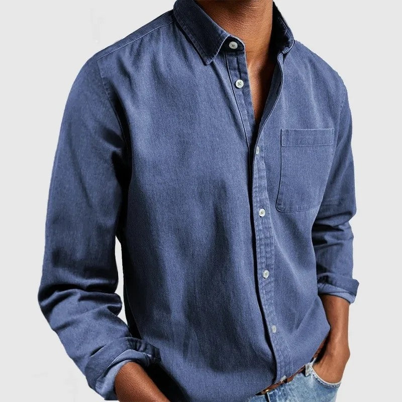 Rivani Relaxed Cotton Button-Up Shirt