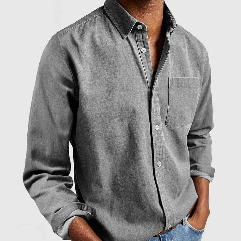 Rivani Relaxed Cotton Button-Up Shirt