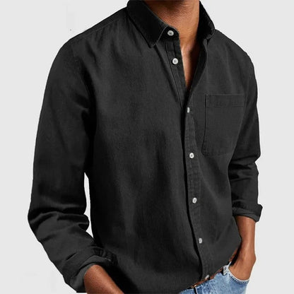 Rivani Relaxed Cotton Button-Up Shirt