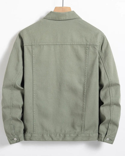 Rivaro Relaxed Twill Button-Up Jacket