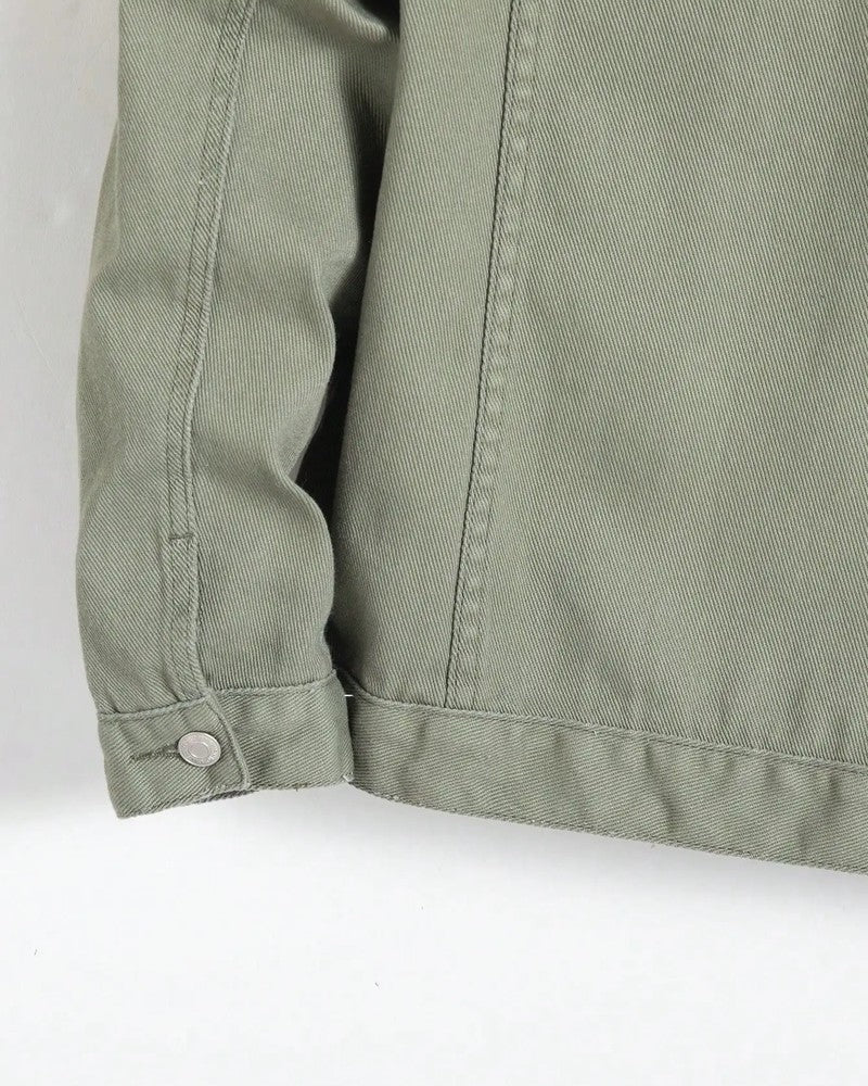 Rivaro Relaxed Twill Button-Up Jacket