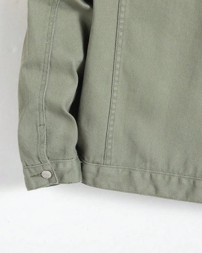 Rivaro Relaxed Twill Button-Up Jacket