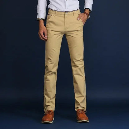 Rivaro Stretch Straight-Leg Chino Pants