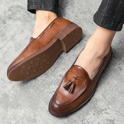 Rivaro Tassel Leather Loafer Shoe