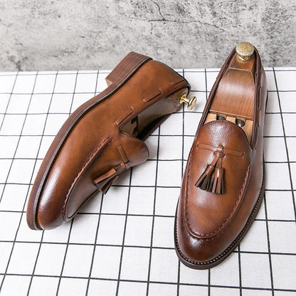 Rivaro Tassel Leather Loafer Shoe