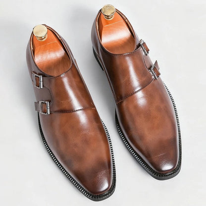 Rovelle Double Monk Strap Dress Shoes