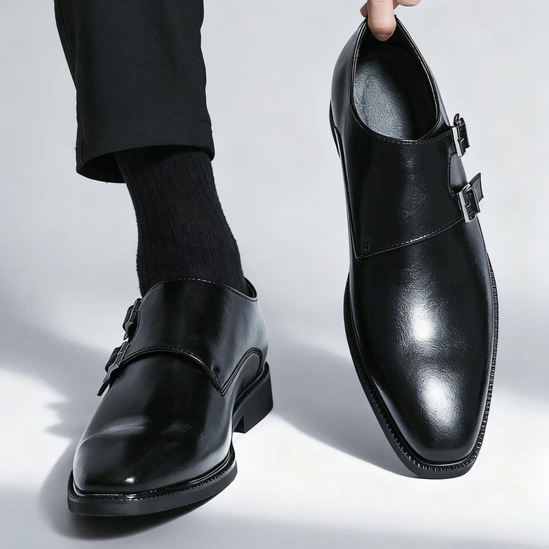 Rovelle Double Monk Strap Dress Shoes