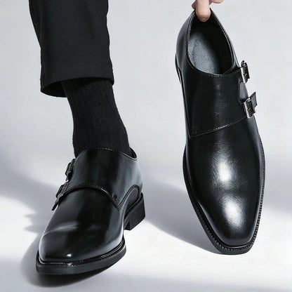 Rovelle Double Monk Strap Dress Shoes