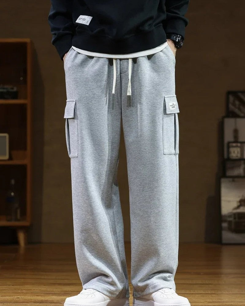 Rovik Relaxed Cargo Pocket Sweatpants