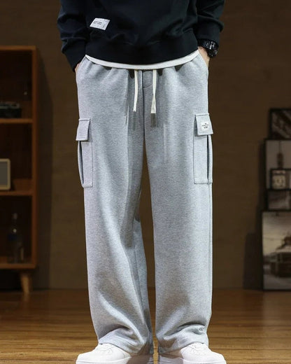 Rovik Relaxed Cargo Pocket Sweatpants