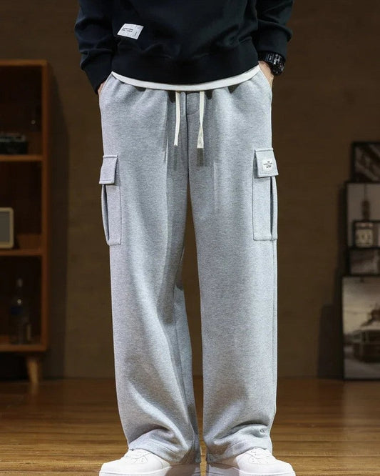 Rovik Relaxed Cargo Pocket Sweatpants
