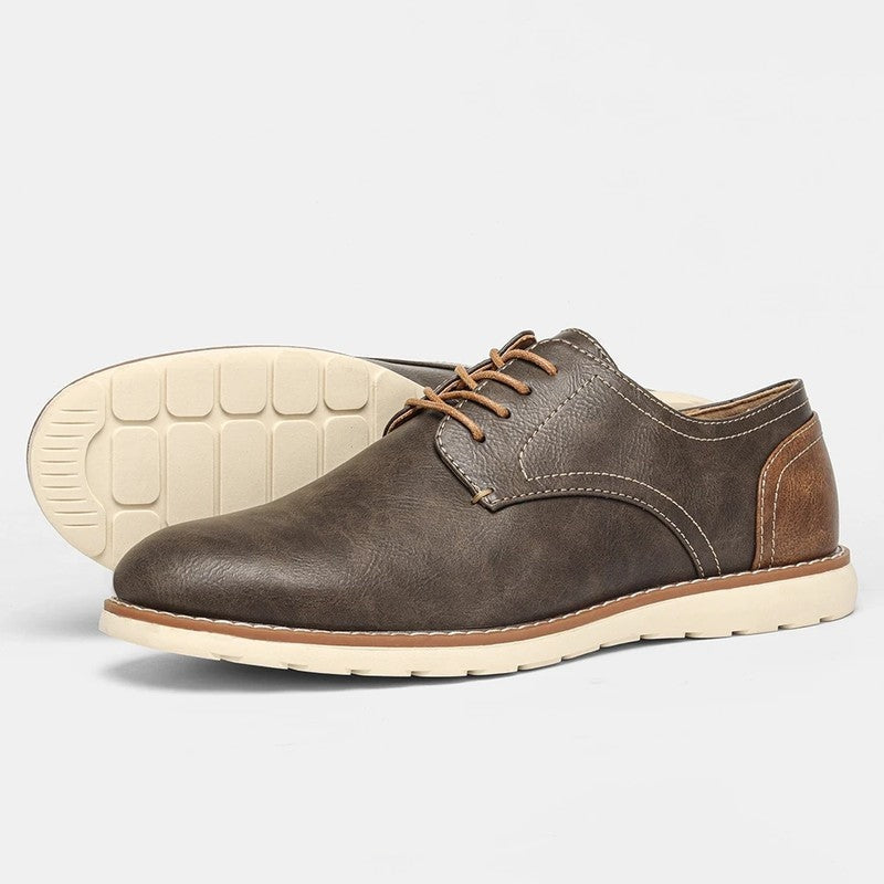 Rovino Relaxed Low-Top Derby Shoes