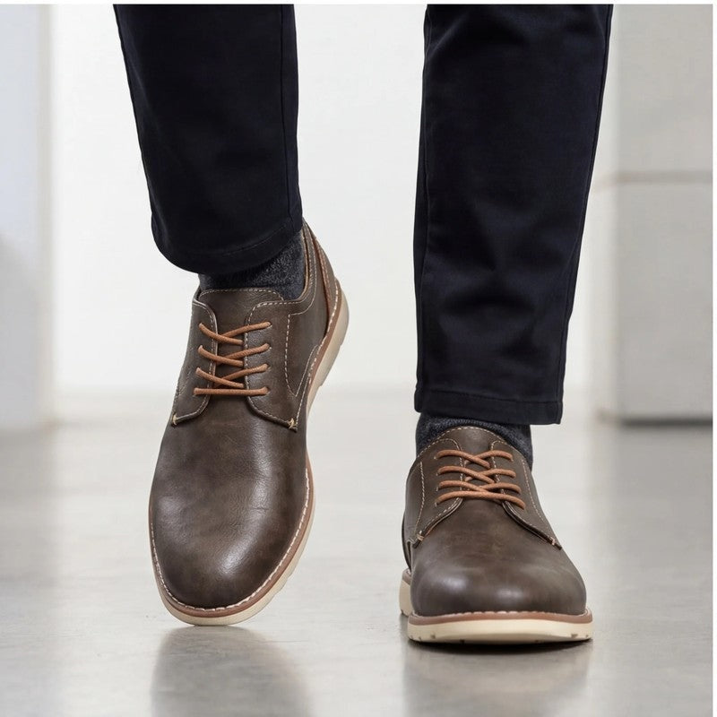 Rovino Relaxed Low-Top Derby Shoes