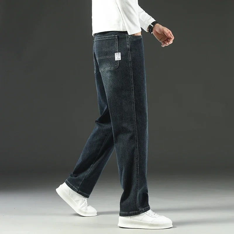 Vardon Relaxed Straight Leg Denim Jeans
