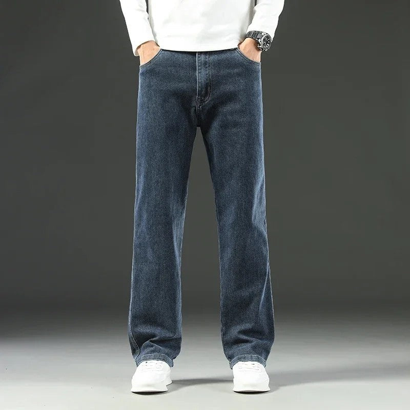 Vardon Relaxed Straight Leg Denim Jeans